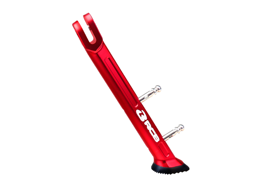 Alloy side stand red