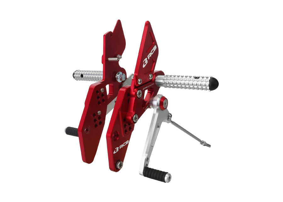 Single footrest GSX 150 red